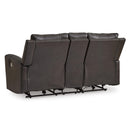 Signature Design by Ashley Boxmere U1310096 Double Reclining Power Loveseat with Console IMAGE 5