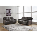 Signature Design by Ashley Boxmere U1310096 Double Reclining Power Loveseat with Console IMAGE 9