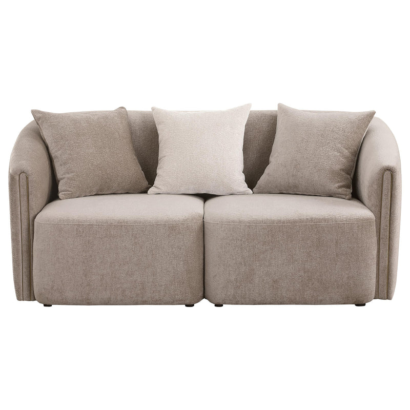 Coaster Furniture Townsend Stationary Fabric Loveseat 504755 IMAGE 2