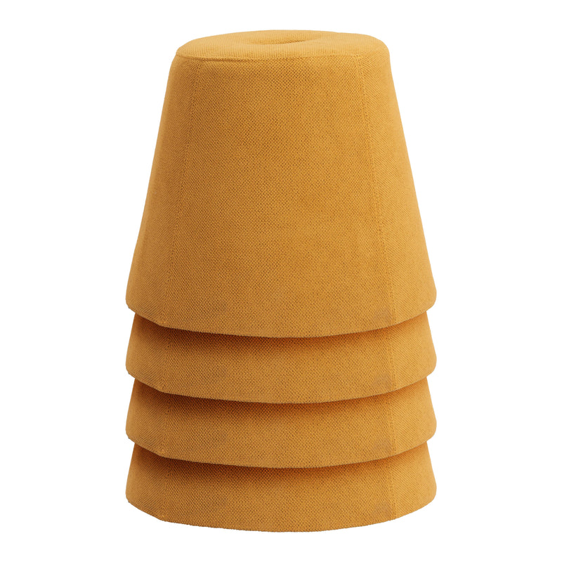 Zuo Upela 110343 Ottoman - Yellow IMAGE 6
