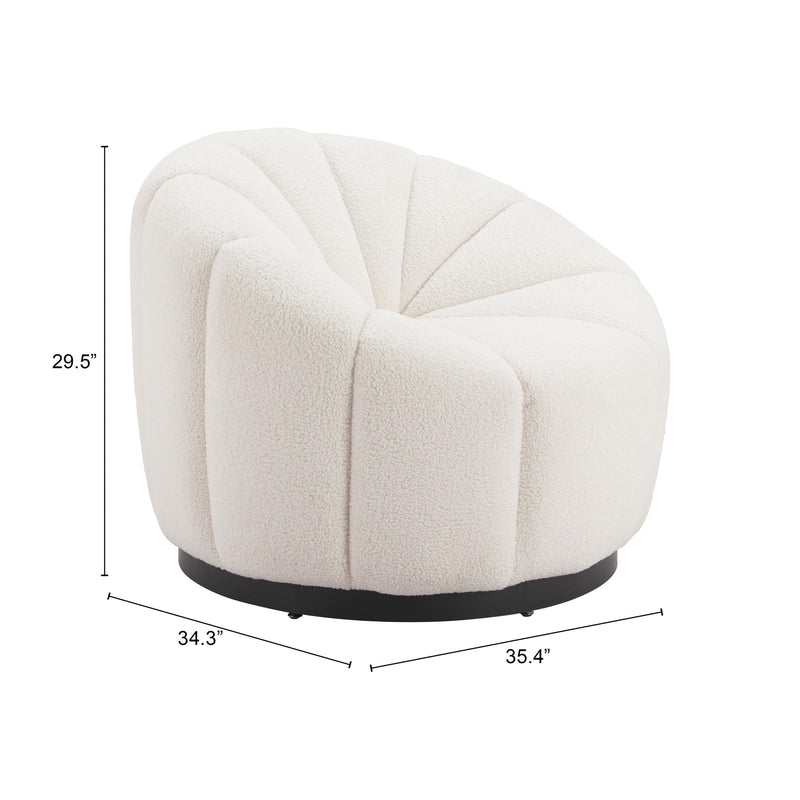 Zuo Bhutan 110358 Accent Chair - Cream IMAGE 8