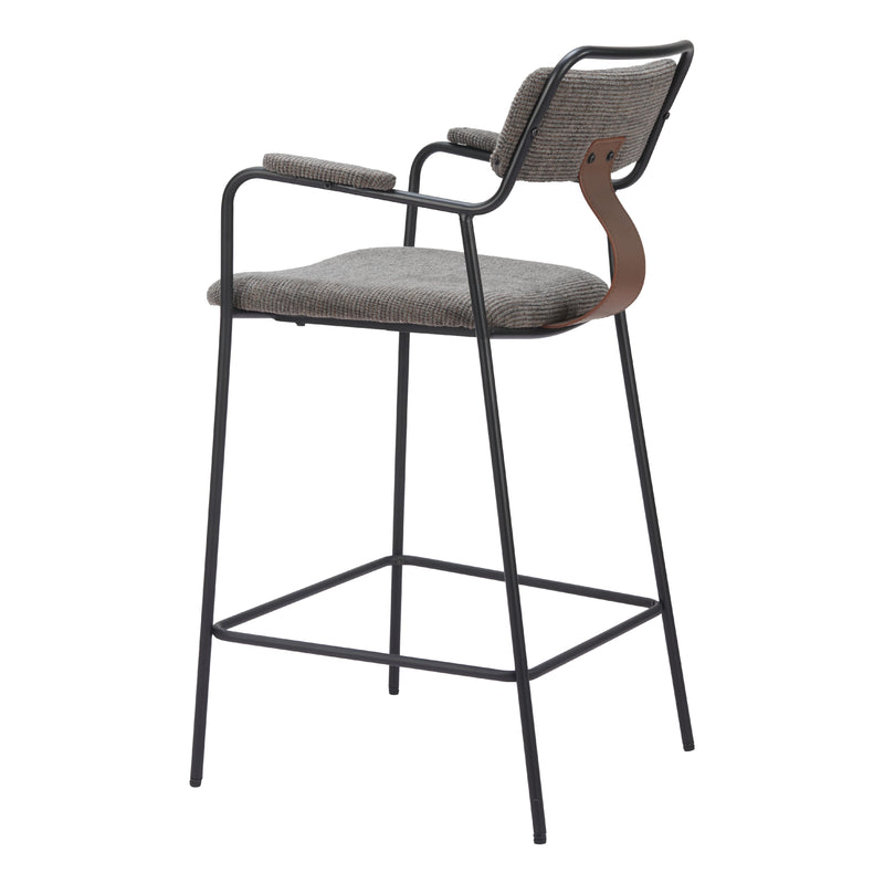 Zuo Couva 110090 Counter Stool - Butterscotch Brown IMAGE 5