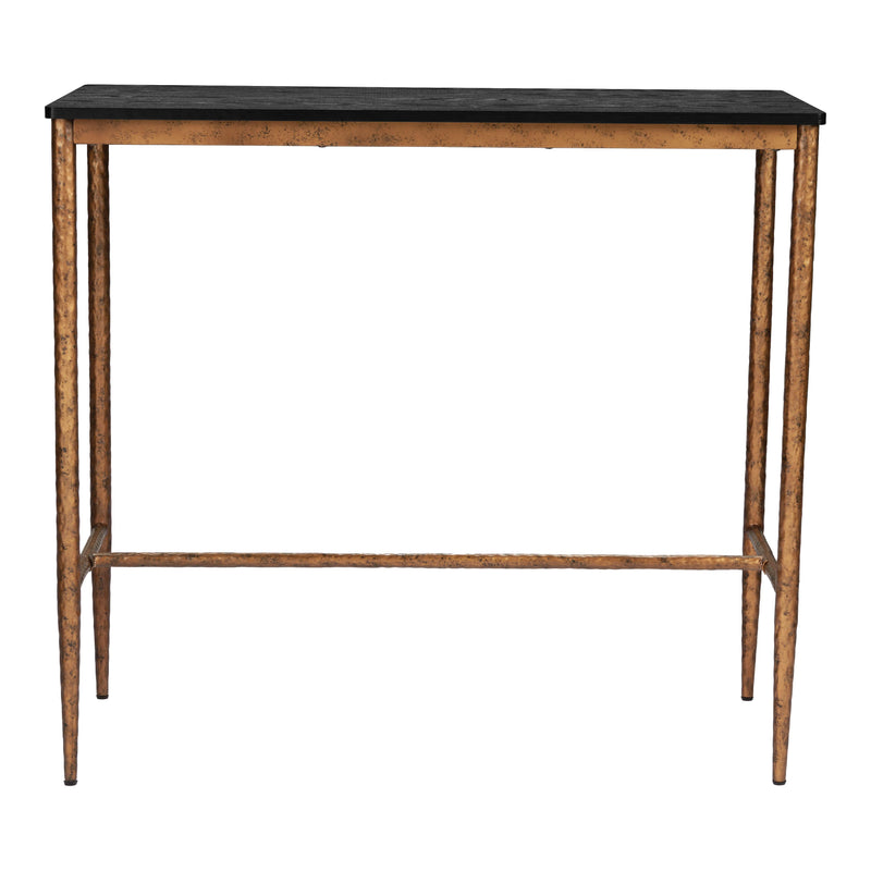 Zuo Nida 109970 Bar Table - Black & Bronze IMAGE 3