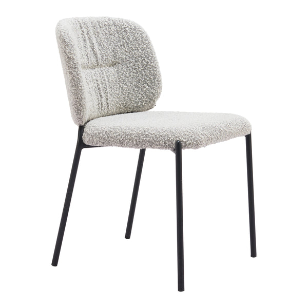 Zuo Plat 110348 Dining Chair - Grey IMAGE 1