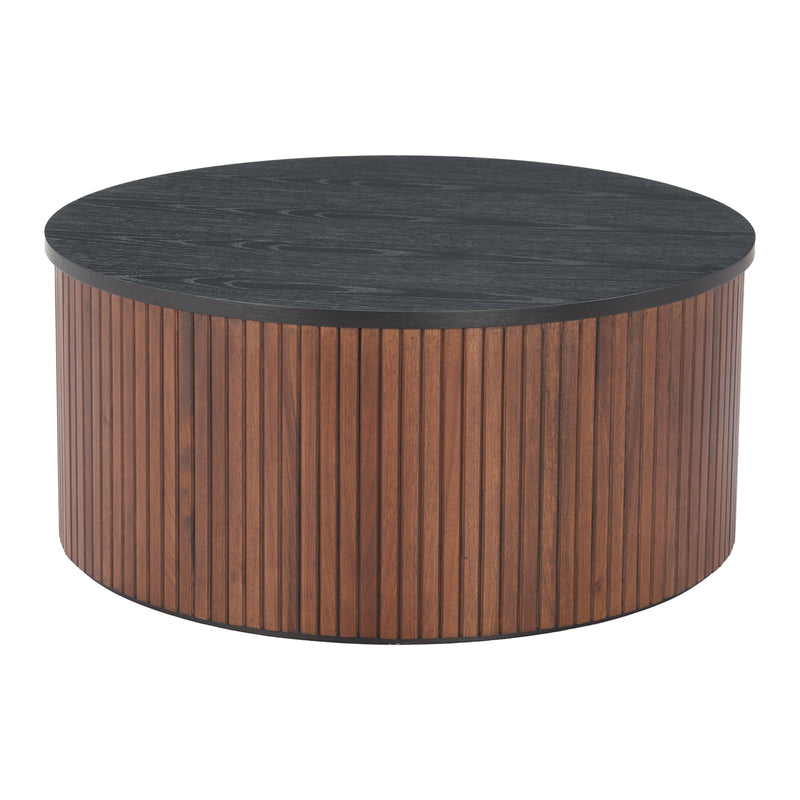 Zuo Nejaus 110299 Coffee Table - Black & Walnut IMAGE 4
