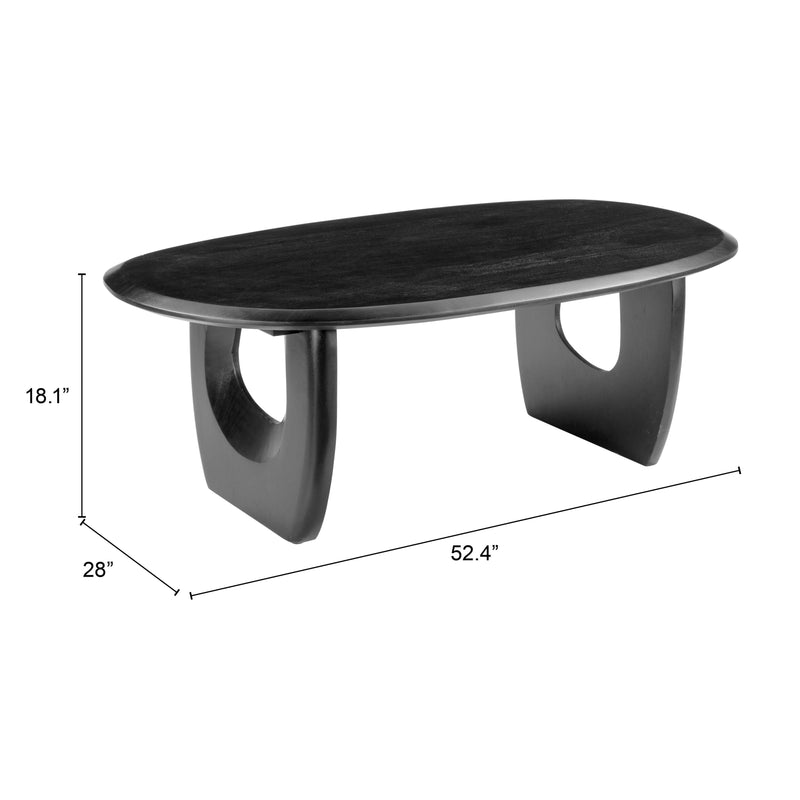 Zuo Arasan 110224 Coffee Table - Black IMAGE 8