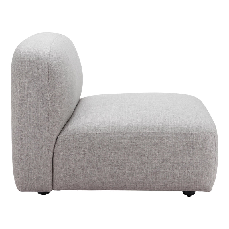 Zuo Biak 110367 Middle Chair - Grey IMAGE 2