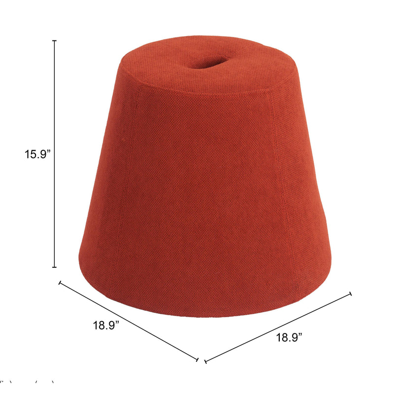 Zuo Upela 110342 Ottoman - Red IMAGE 8