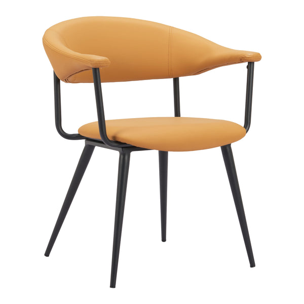 Zuo Sima 110352 Dining Chair - Brown IMAGE 1