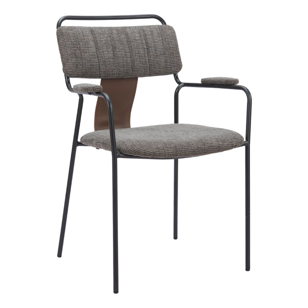 Zuo Couva 110092 Dining Chair - Butterscotch Brown IMAGE 1