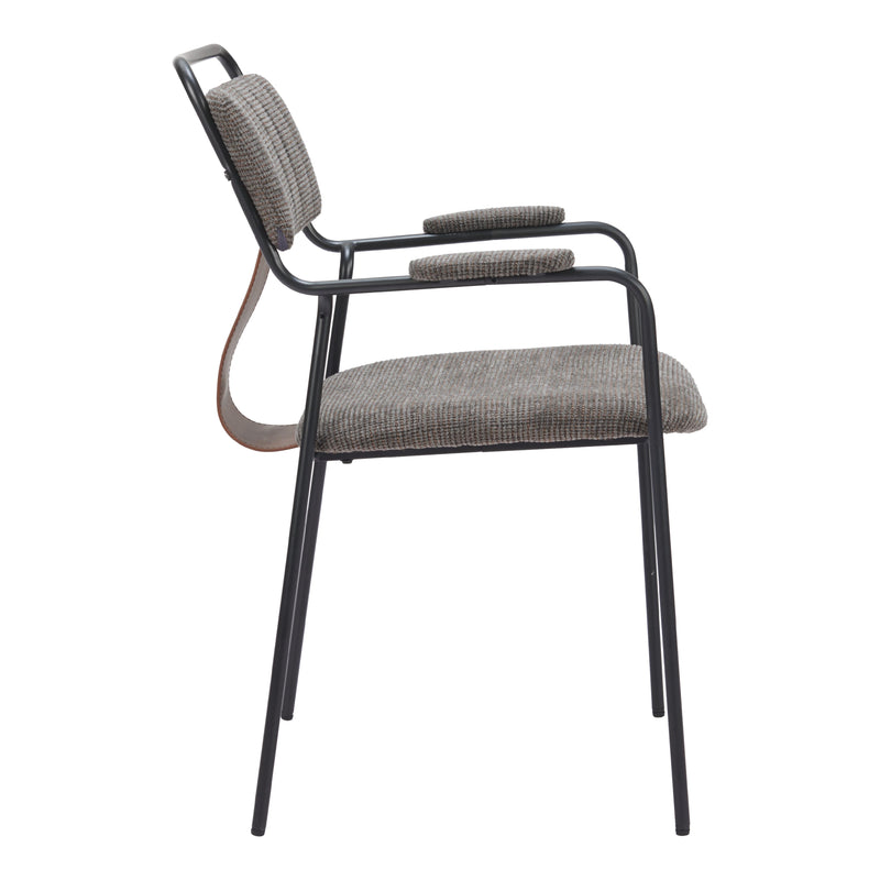 Zuo Couva 110092 Dining Chair - Butterscotch Brown IMAGE 2