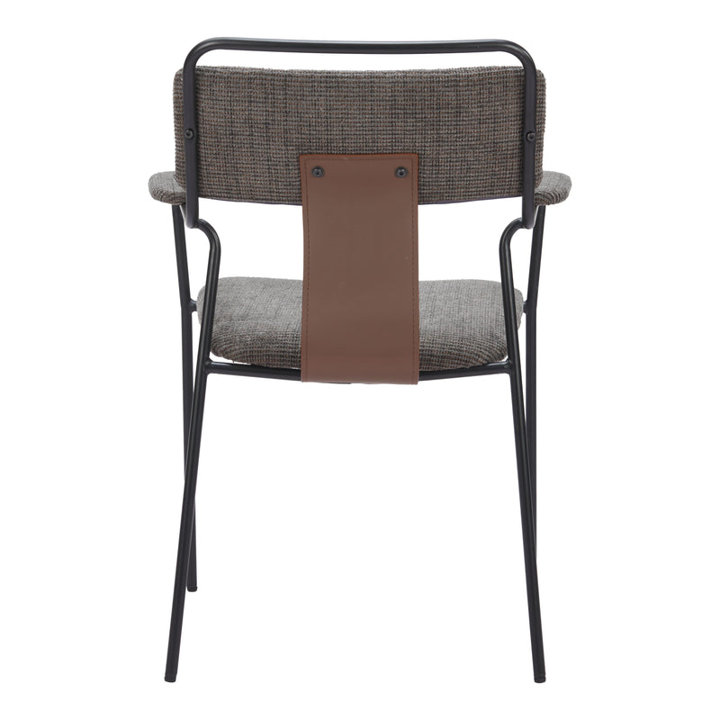 Zuo Couva 110092 Dining Chair - Butterscotch Brown IMAGE 4