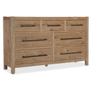 Hooker Furniture 6952-90002-80 Vineyard Row Seven-Drawer Dresser IMAGE 1