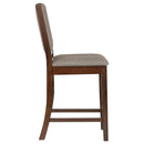  Coaster Furniture Patterson 108889 Upholstered Counter Chair - Mango Oak IMAGE 8