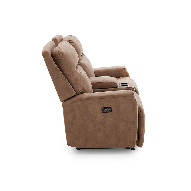 Best Home Furnishings Derek Reclining Fabric Loveseat with Console L650RC4-20179 IMAGE 4