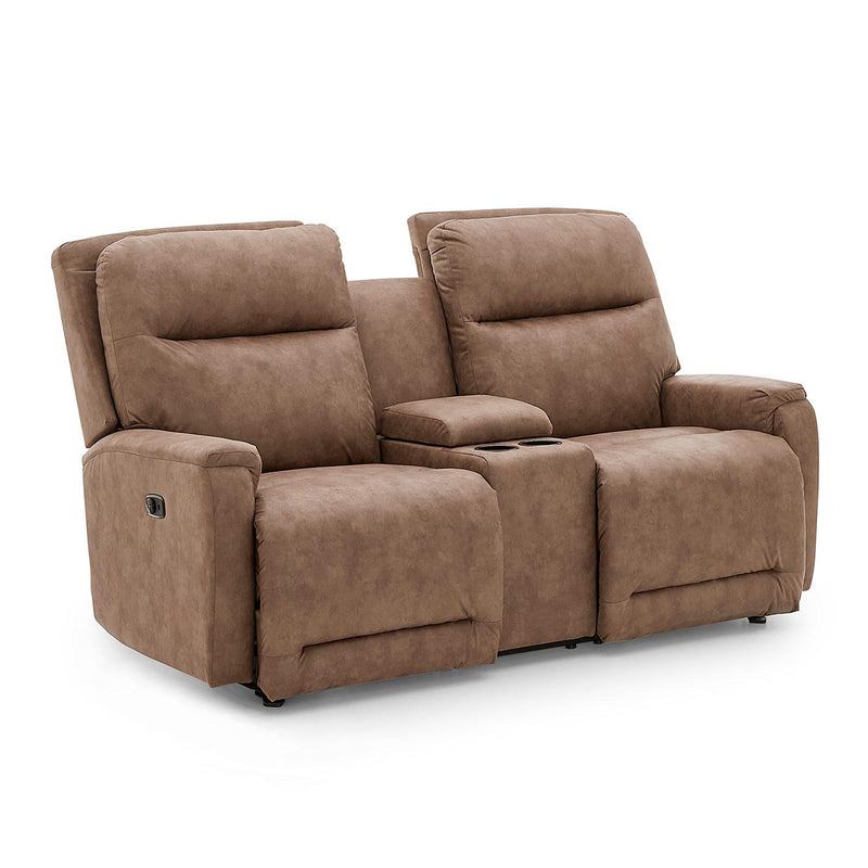 Best Home Furnishings Derek Reclining Fabric Loveseat with Console L650RC7-20179 IMAGE 1