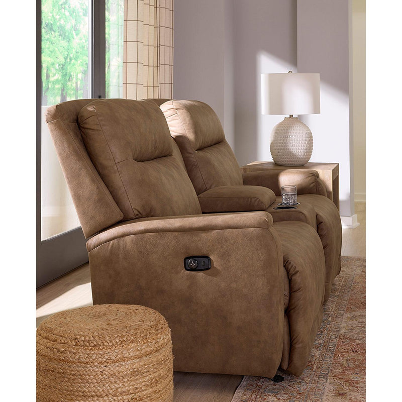 Best Home Furnishings Derek Reclining Fabric Loveseat with Console L650RC7-20179 IMAGE 7