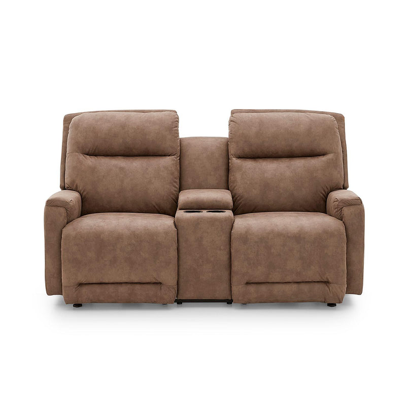 Best Home Furnishings Derek Power Reclining Fabric Loveseat with Console L650RQ4-20179 IMAGE 3