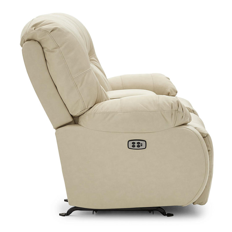 Best Home Furnishings Brinley Power Reclining Leather Loveseat with Console L700CY7-74557L IMAGE 4