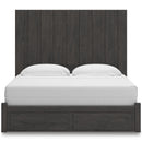 Signature Design by Ashley Fraluna B3370B9 King Panel Storage Bed IMAGE 2