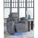 Signature Design by Ashley Studio Cave PC4980213 Power Recliner with Adjustable Headrest IMAGE 8