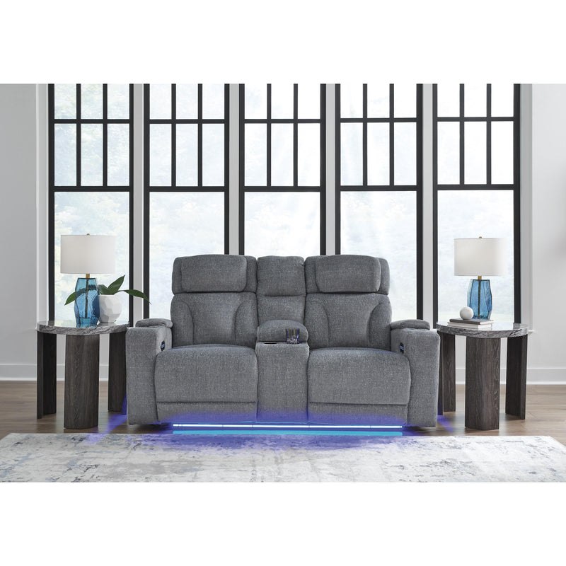 Signature Design by Ashley Studio Cave PC4980218 Power Reclining Loveseat with Console and Adjustable Headrest IMAGE 6