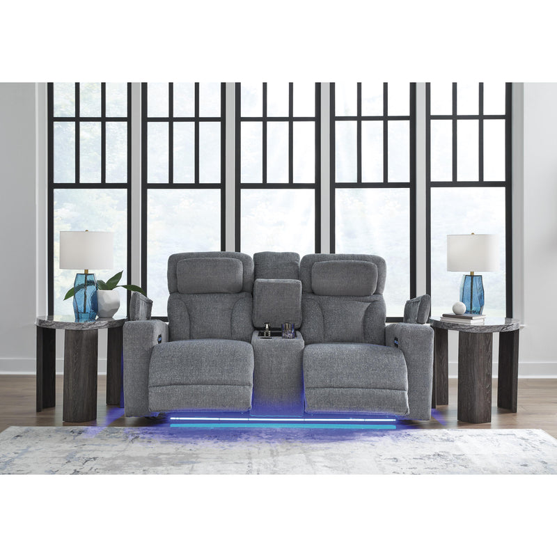 Signature Design by Ashley Studio Cave PC4980218 Power Reclining Loveseat with Console and Adjustable Headrest IMAGE 7