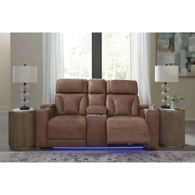 Signature Design by Ashley Clean-Slate PC5010118 Power Reclining Loveseat with Console and Adjustable Headrest IMAGE 6