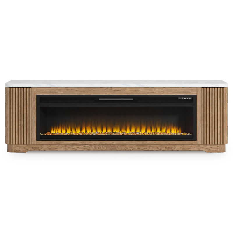 Signature Design by Ashley Camdill W808W1 80" TV Stand with Electric Fireplace IMAGE 6