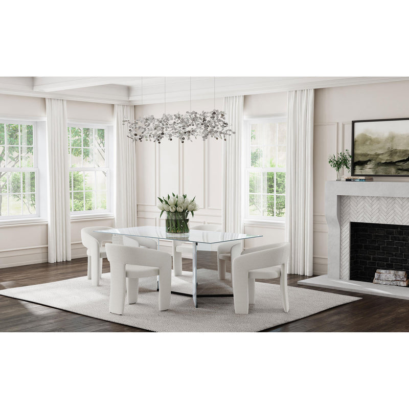Coaster Furniture Emery Dining Table with Metal Top 108091 IMAGE 11