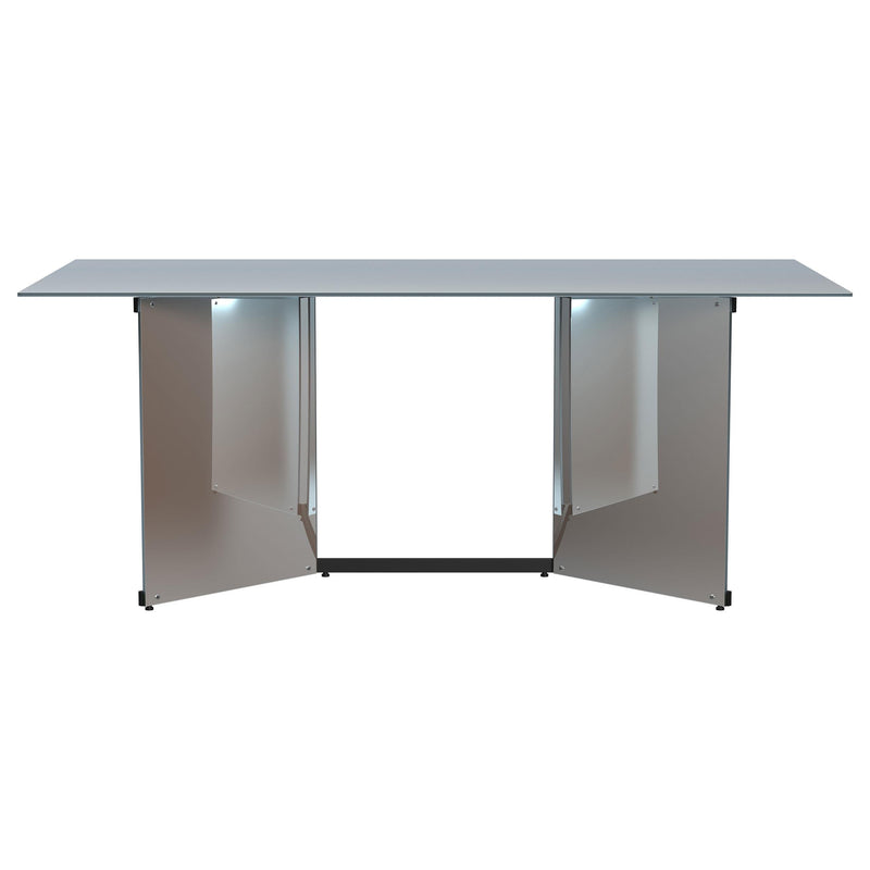 Coaster Furniture Emery Dining Table with Metal Top 108091 IMAGE 2
