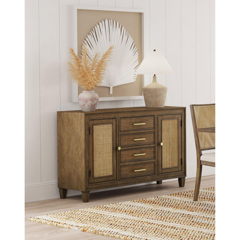  Coaster Furniture Matisse 108315 4-Drawer Sideboard Buffet Cabinet - Light Brown IMAGE 2