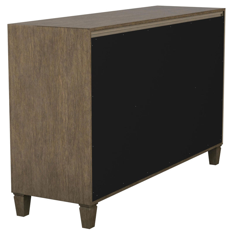  Coaster Furniture Matisse 108315 4-Drawer Sideboard Buffet Cabinet - Light Brown IMAGE 7