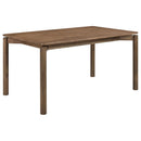  Coaster Furniture Parkridge 108561 59-inch Rectangular Dining Table - Natural Walnut IMAGE 1