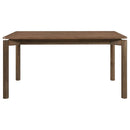  Coaster Furniture Parkridge 108561 59-inch Rectangular Dining Table - Natural Walnut IMAGE 3