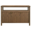  Coaster Furniture Crestmore 108575 52-inch Dining Cabinet Sideboard Buffet - Walnut IMAGE 3
