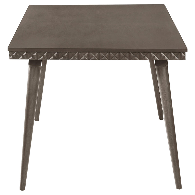  Coaster Furniture Onslow 108621 59-inch Rectangular Wood Dining Table - Dark Brown IMAGE 4