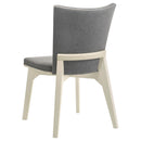  Coaster Furniture Biloxi 108682 Upholstered Dining Side Chair - Grey IMAGE 6