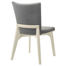  Coaster Furniture Biloxi 108682 Upholstered Dining Side Chair - Grey IMAGE 7