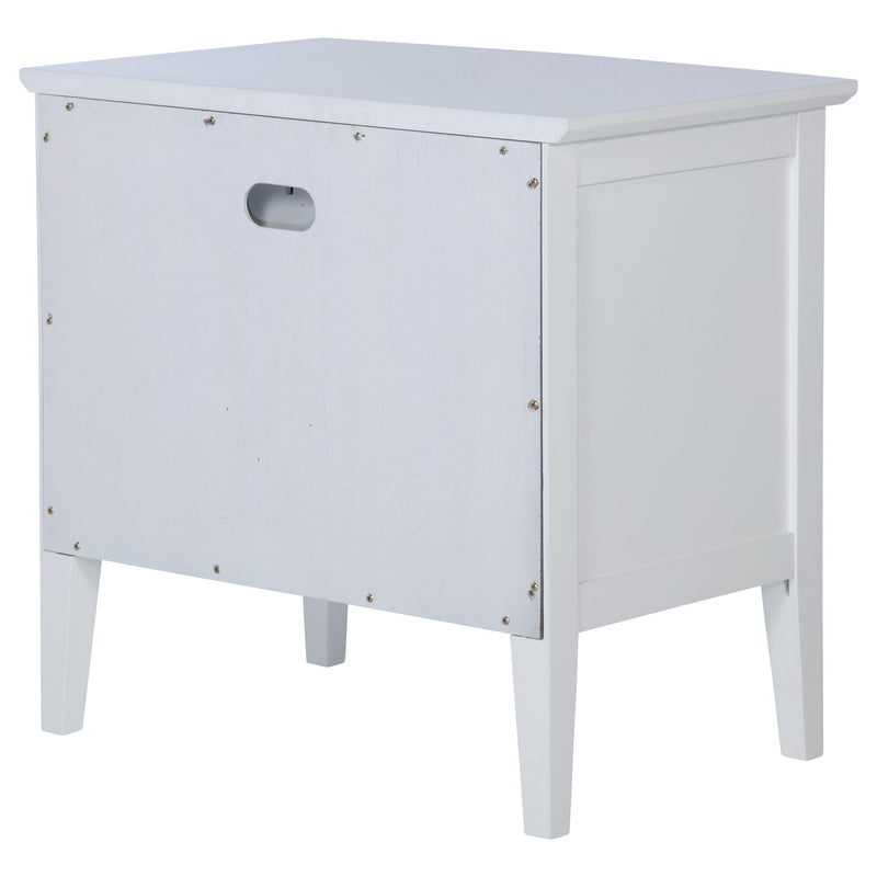  Coaster Furniture Bexhill 223472 1-Drawer Nightstand Bedside Table - White IMAGE 8