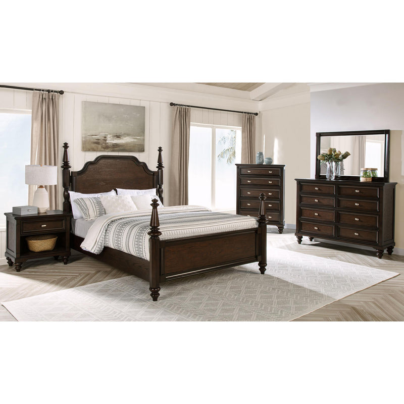 Coaster Furniture Andover 223632 1-drawer Nightstand Bedside Table - Dark Oak IMAGE 13