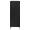  Coaster Furniture Lucia 224995 5-Drawer Bedroom Chest of Drawers - Black IMAGE 9