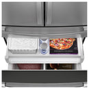 GE Profile 23.2 Cu. Ft. Smart Counter-Depth Fingerprint Resistant 4-Door French-Door Refrigerator PJE23BYWFS IMAGE 4