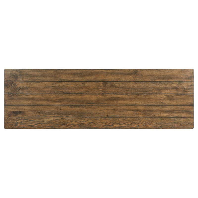 Coaster Furniture Payne 710549 Wood Entryway Sofa Console Table - Distressed Brown IMAGE 4