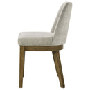 Coaster Furniture Castlewood 109352 Upholstered Side Chair - Light Tan IMAGE 5