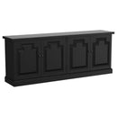  Coaster Furniture Florence 115535 4-door Dining Sideboard Buffet - Distressed Black IMAGE 4