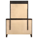  Coaster Furniture Carlton 202093M 6-Drawer Dresser with Mirror - Cappuccino IMAGE 7