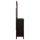  Coaster Furniture Carlton 202093M 6-Drawer Dresser with Mirror - Cappuccino IMAGE 9