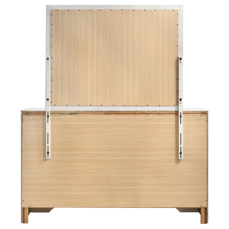 Coaster Furniture Miranda 205113M 7-Drawer Dresser with Mirror - White IMAGE 7