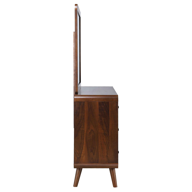 Coaster Furniture Robyn 205133M 6-Drawer Dresser with Mirror - Dark Walnut IMAGE 9